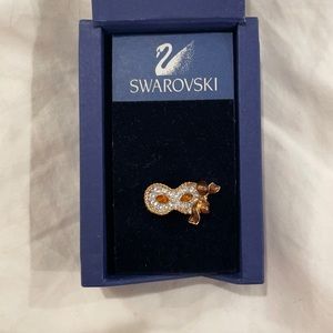 Swarovski mask pin